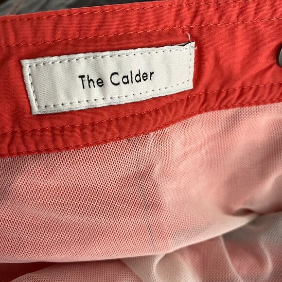 Onia Calder Swim Trunks Shorts Colorblock‎ Multicolored Nylon Men's XL - Picture 6 of 9